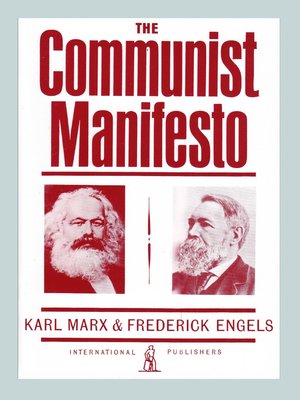 cover image of Manifesto of the Communist Party